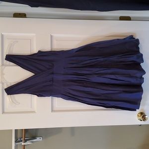 Modcloth Aryeh Navy Blue Dress